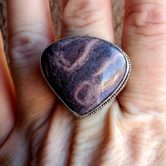 New Mookaite Jasper 925 Silver Ring. - Picture 6 of 16